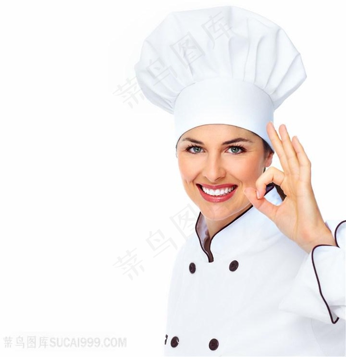 美女厨师摄影高清图片