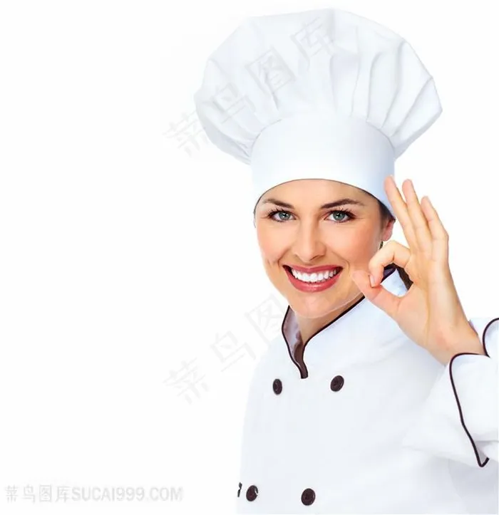 美女厨师摄影高清图片
