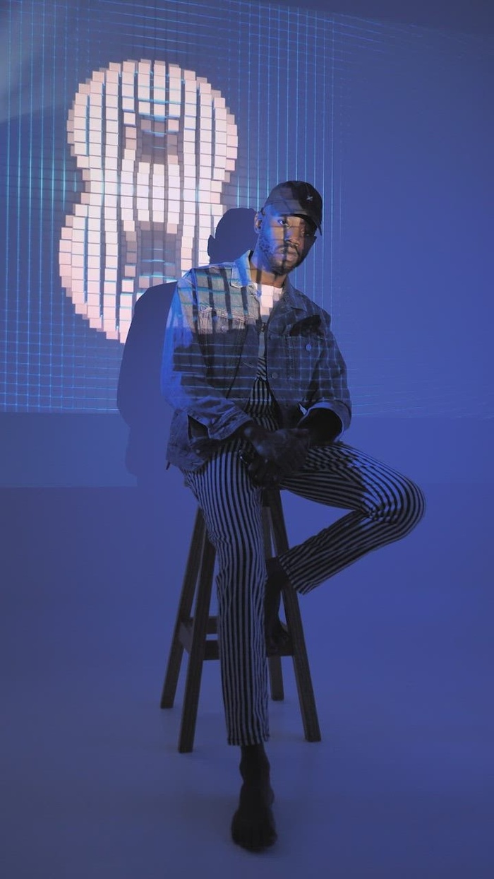 都市时尚男人，概念肖像