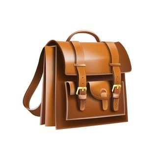 棕色书包可爱元素