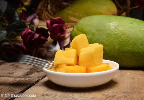 唯美素食新鲜的芒果