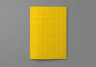 灰色简约大气画册样机