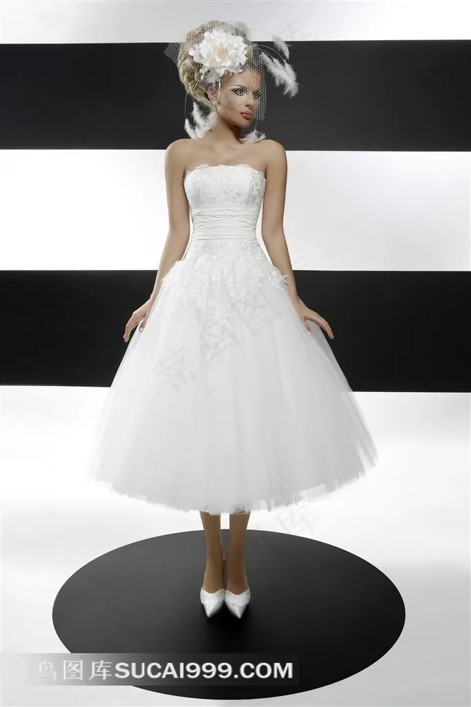 婚纱美女高清素材