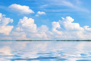 蓝天白云风景图片