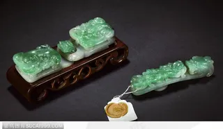 传统工艺-精美的翠玉锁