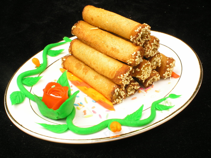 香芋土司卷主食