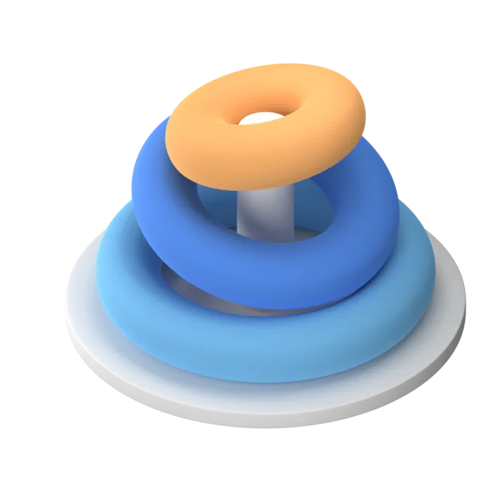 圆柱简约3D数据png图标素材