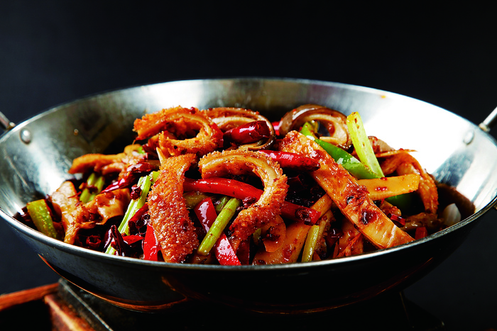 干锅美食焖锅湘菜麻辣香辣纸锅干锅双肚
