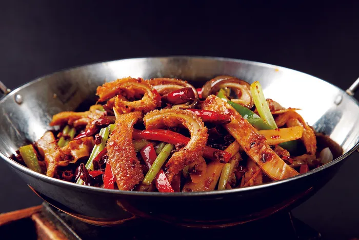 干锅美食焖锅湘菜麻辣香辣纸锅干锅双肚