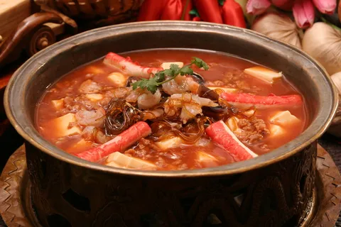 海鲜嫩豆腐18元