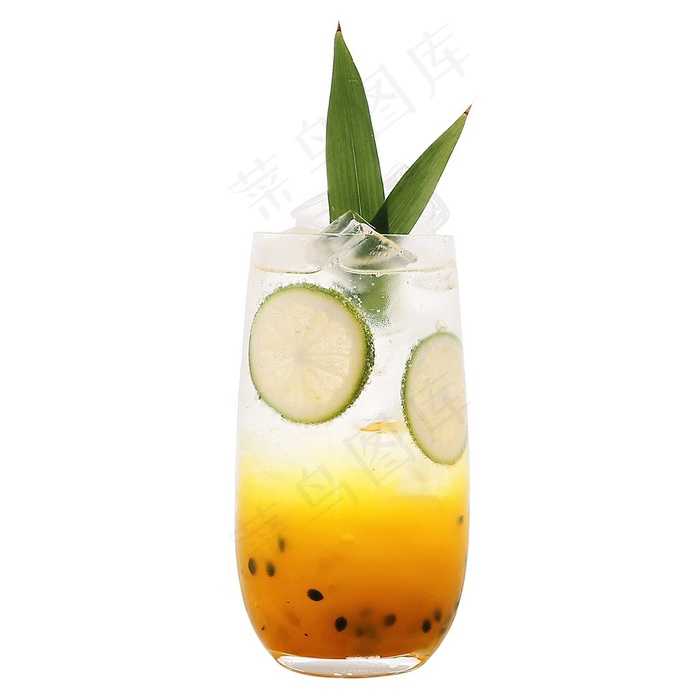 南亚百香鲜果泡冷饮奶茶图片（PNG免抠图）