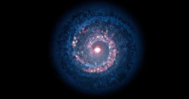 元宇宙世界天空背景墙风景 元宇宙世界天空背景墙风景