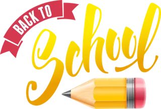 重返校园卡通标题铅笔少儿兴趣班