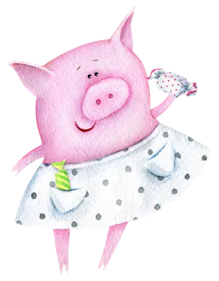 卡通小猪粉色