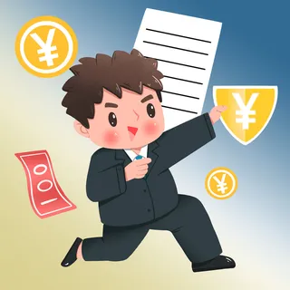 金融保险投资顾问理财师免抠素材
