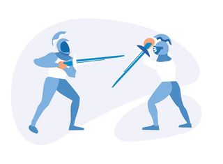 扁平化人物场景办公互联网等距ai矢量设计网页海报UI素材插画