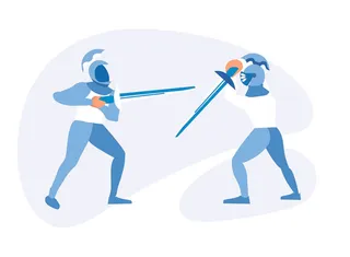 扁平化人物场景办公互联网等距ai矢量设计网页海报UI素材插画