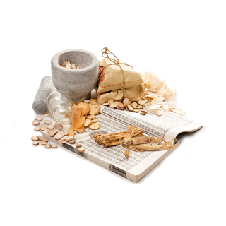 中草药包药方中医文化