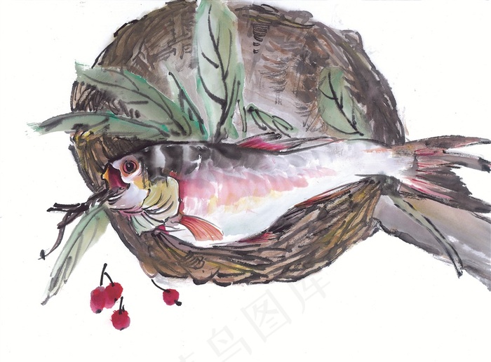 瓜果蔬菜鱼虾蟹文化艺术图片素材