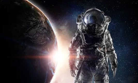 宇宙中的星球和宇航员高清图片 宇宙中的星球和宇航员高清图片