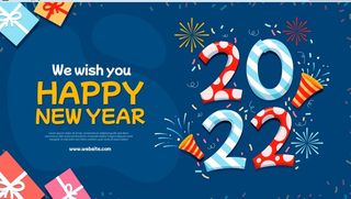 设计新年 2022  装饰素材