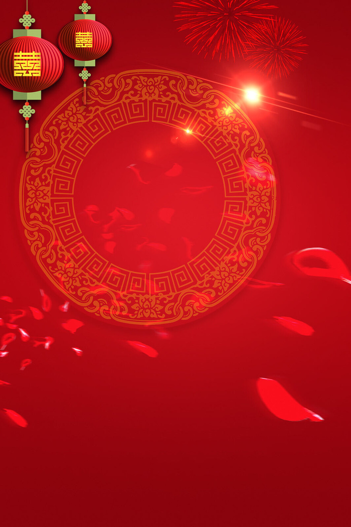 新年春节喜庆摄影楼背景图设计素材(3543x5315)psd模版下载