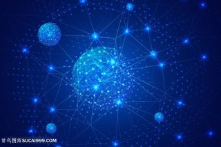 蓝色科技网络技术电子商务化背景