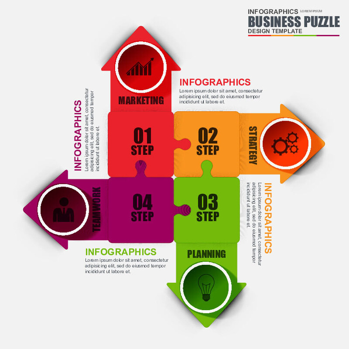 ppt素材3d数据图表模板可视化图形统计标签矢量图标模型ai源文件
