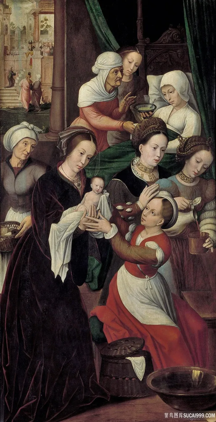 班森，安布罗西斯，出生油画