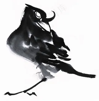 国画鸟文化艺术素材