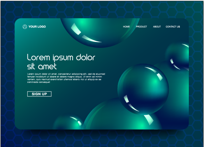 网页设计网页摸版素材