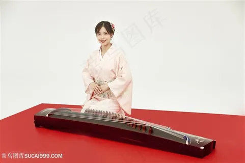 古筝的美女海报