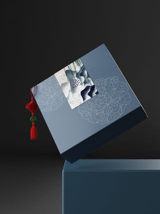 国风高档茶叶包装盒袋罐瓶LOGO标贴展示VI智能贴图样机PSD素材