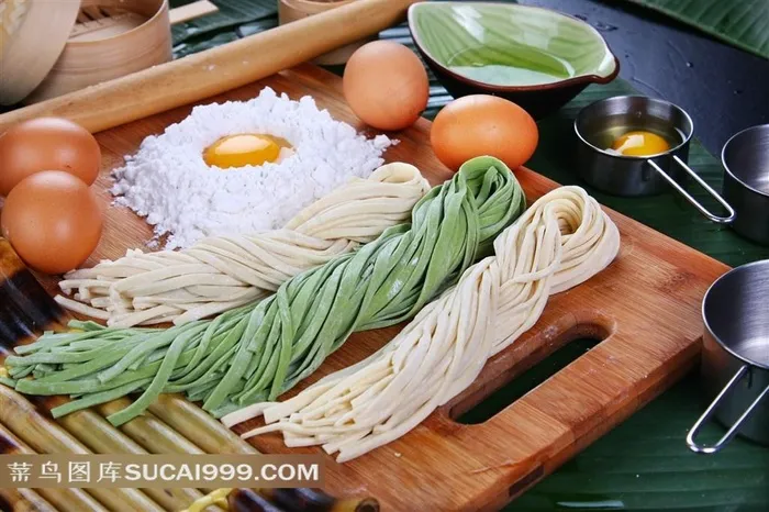 手擀面素材图片