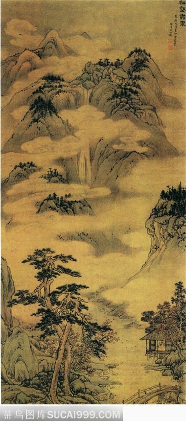 松璧云泉图