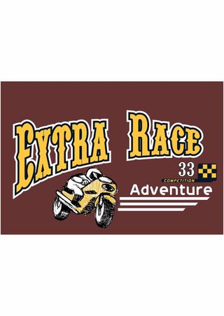 暴力摩托 赛车旗帜