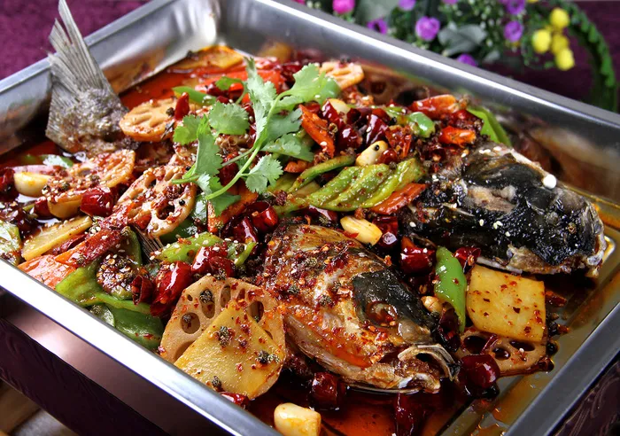 麻辣炭烤烤鱼