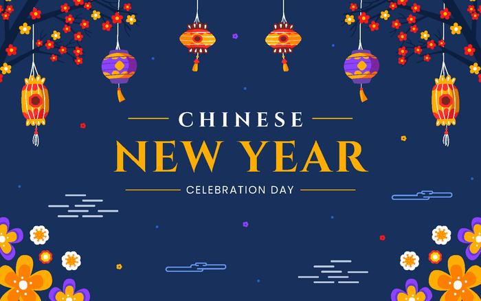 新年海报贺卡红包背景ai矢量模版下载