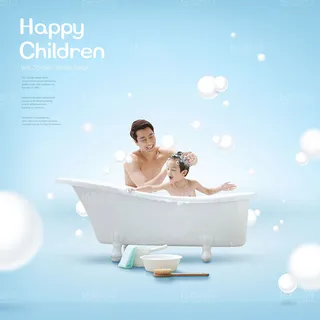 彩色梦想儿童背景