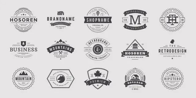 设计勋章标志素材