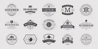 设计勋章标志素材