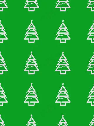 圣诞背景绿色平铺素材对称