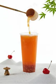 冷饮果汁图片-樱桃水果茶 冷饮果汁图片-樱桃水果茶