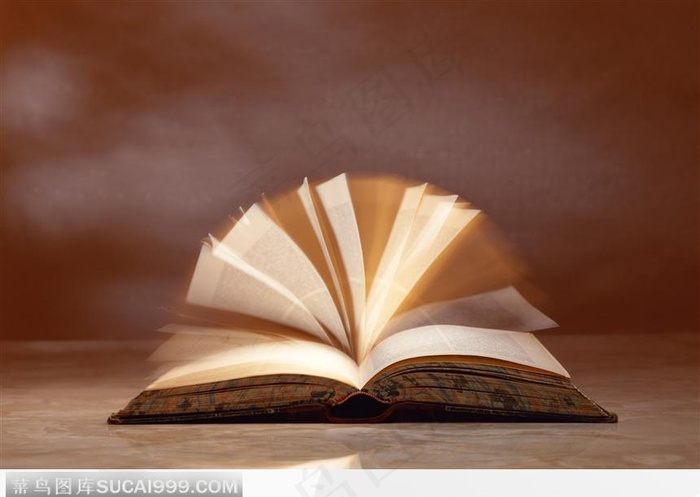 翻动的书籍