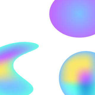 流体渐变色块装饰素材免扣