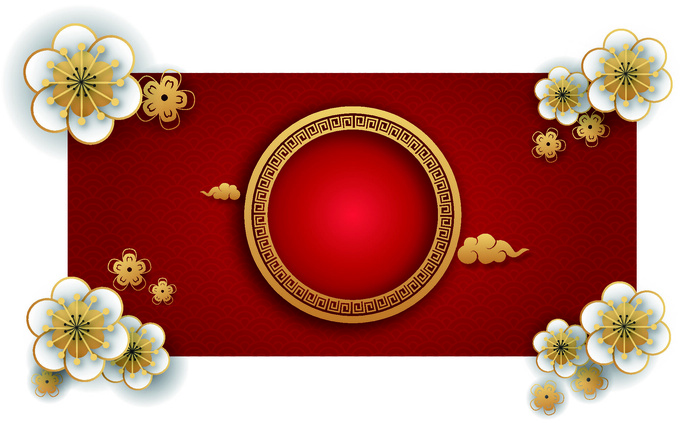 中式古典国潮来袭海报展板宣传背景图PSD设计PS模板素材