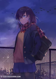 高清短发女学生日本动漫图片 高清短发女学生日本动漫图片