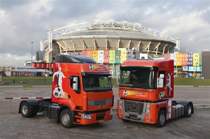 大型特种运输车装载车素材