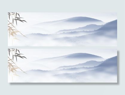 中式水墨风背景