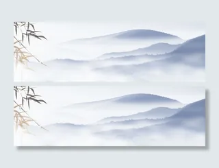 中式水墨风背景